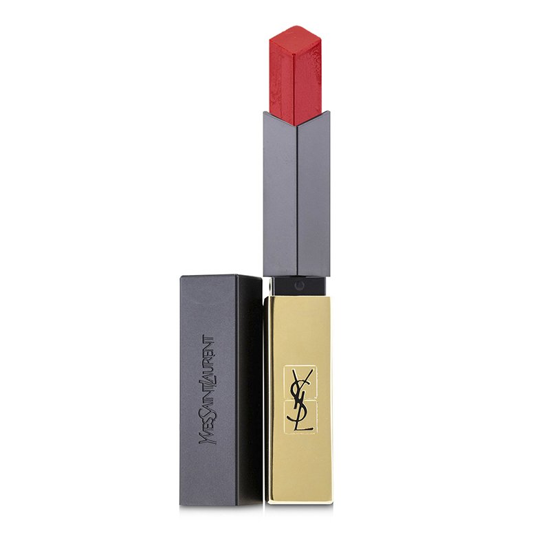Yves Saint Laurent 圣罗兰(YSL) 胭脂色定制修身皮革哑光唇膏 时尚女性豪华 2.2g