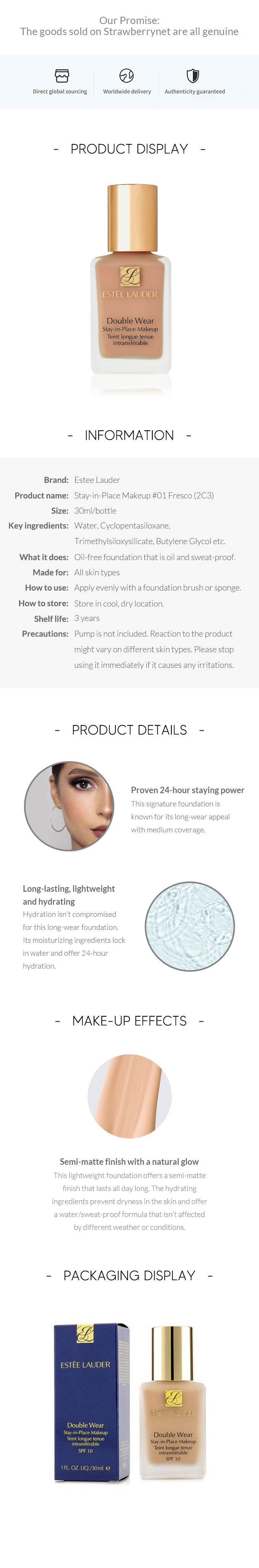 Double Wear Stay In Place Makeup SPF 10