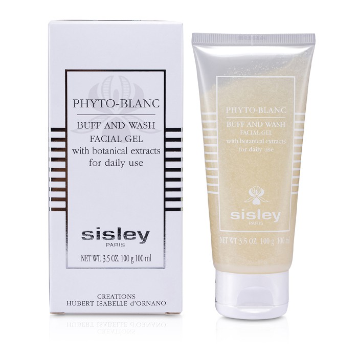 Sisley Phyto- Blanc Buff & Wash جل غسول الوجه الملمع والمنظف (أنبوب) 100ml/3.3ozProduct Thumbnail