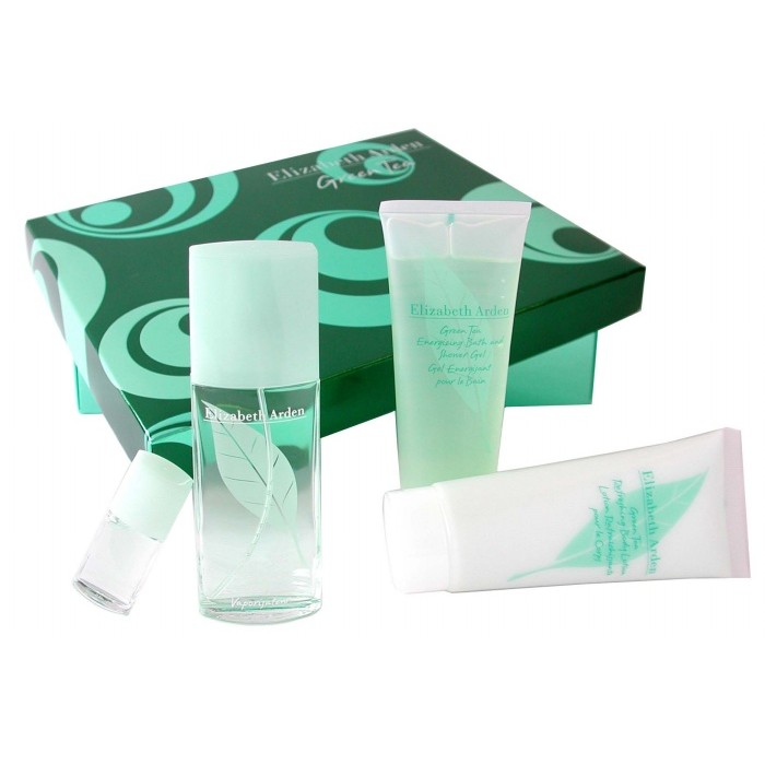 Elizabeth Arden Kazeta Green Tea: parfémovaná voda ve spsreji 50ml + sprchový gel 100ml + tělové mléko 100ml + miniaturní parfém 4pcsProduct Thumbnail