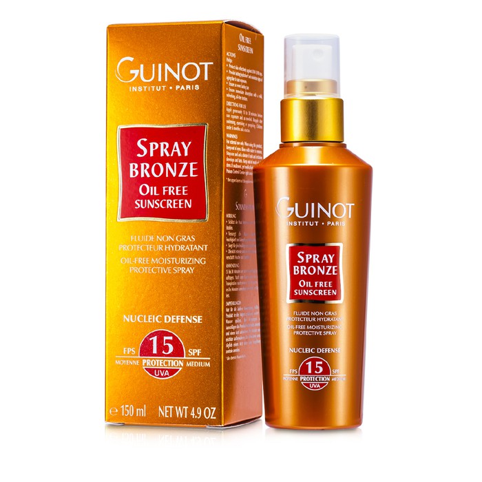 Guinot Nawilżająca mgiełka do opalania ciała Protective & Moisturizing Sun Spray Fluide SPF15 (Oil Free) 150ml/5.1ozProduct Thumbnail