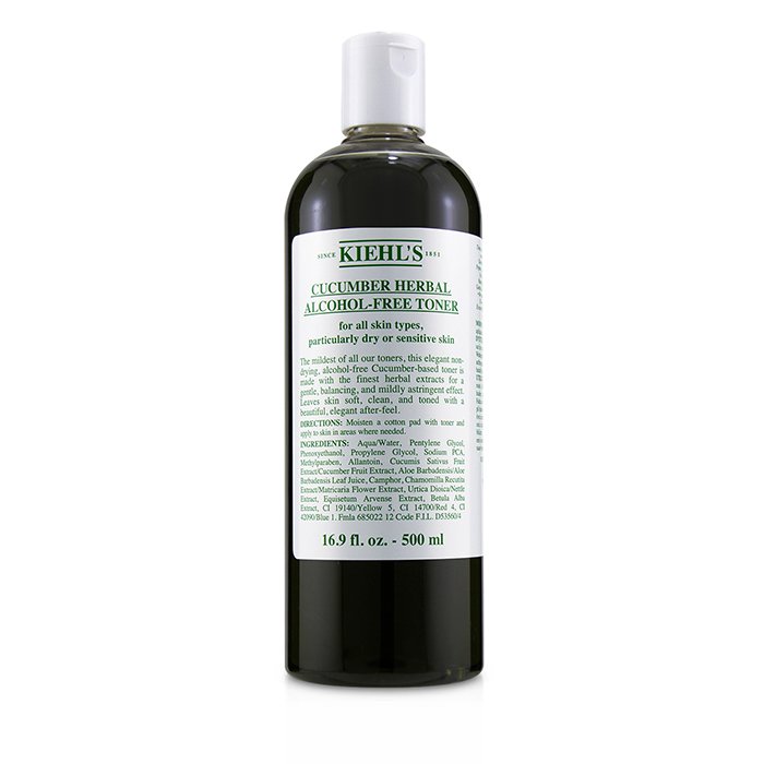 Kiehl's Cucumber Herbal Penyegar Bebas Alkohol ( Kulit Kering atau Sensitif ) 500ml/16.9ozProduct Thumbnail