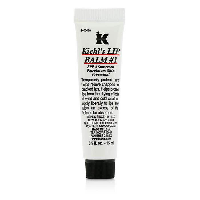 Kiehl's Bálsamo labial # 1 Tube ( SPF 4 Sunscreen Petrolatum Lip Protectant ) 15ml/0.5ozProduct Thumbnail