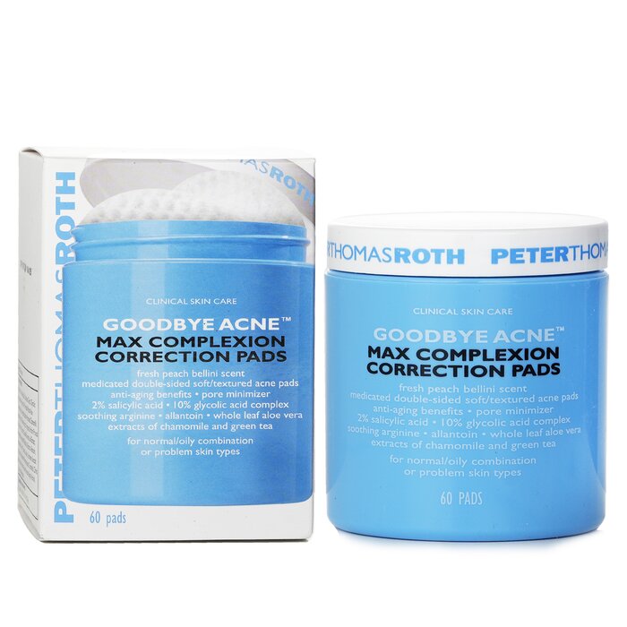 Peter Thomas Roth 彼得羅夫 潔膚淨痘棉片Max Complexion Correction Pads 60padsProduct Thumbnail