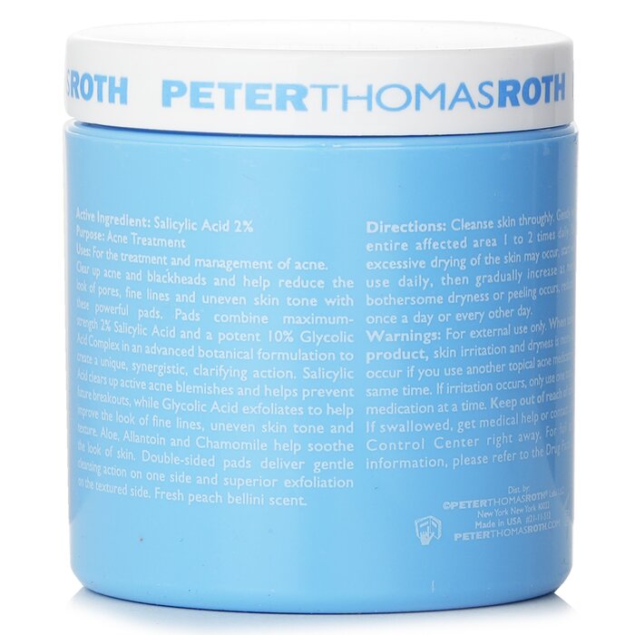 Peter Thomas Roth 彼得羅夫 潔膚淨痘棉片Max Complexion Correction Pads 60padsProduct Thumbnail