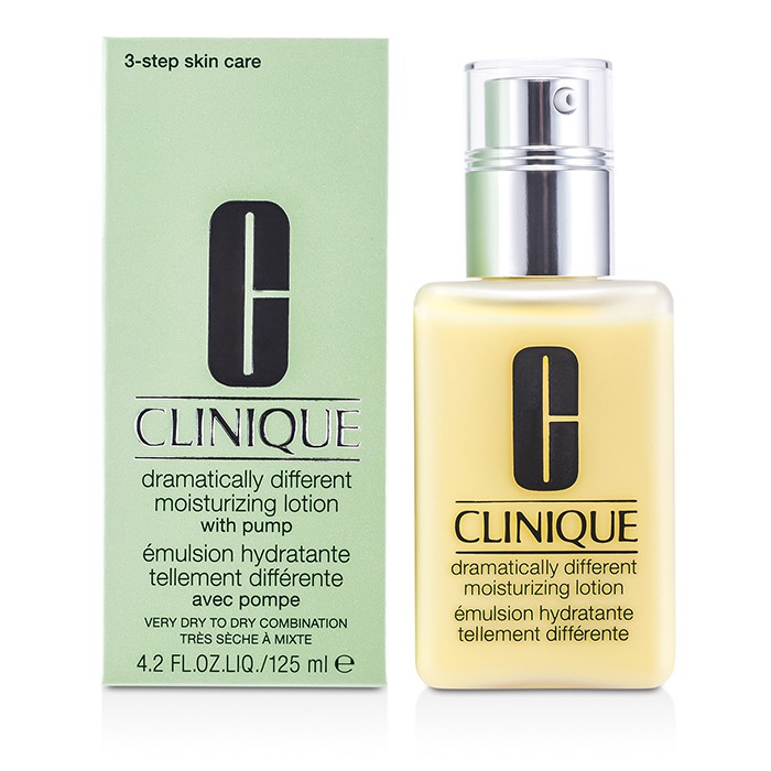 Clinique Dramatically Different Moisturising Lotion - Very Dry to Dry Combination (With Pump) 125ml/4.2ozProduct Thumbnail