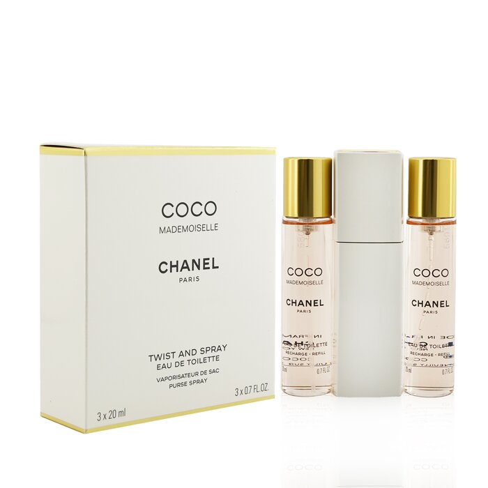 Chanel Coco Mademoiselle Twist & Spray Eau De Toilette 3x20ml/0.7oz - Eau  De Toilette, Free Worldwide Shipping