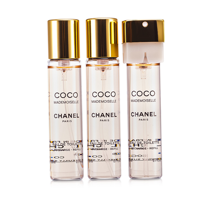 Chanel Coco Mademoiselle Putar & Semprot Eau De Toilette Isi Ulang 3x20ml/0.7ozProduct Thumbnail