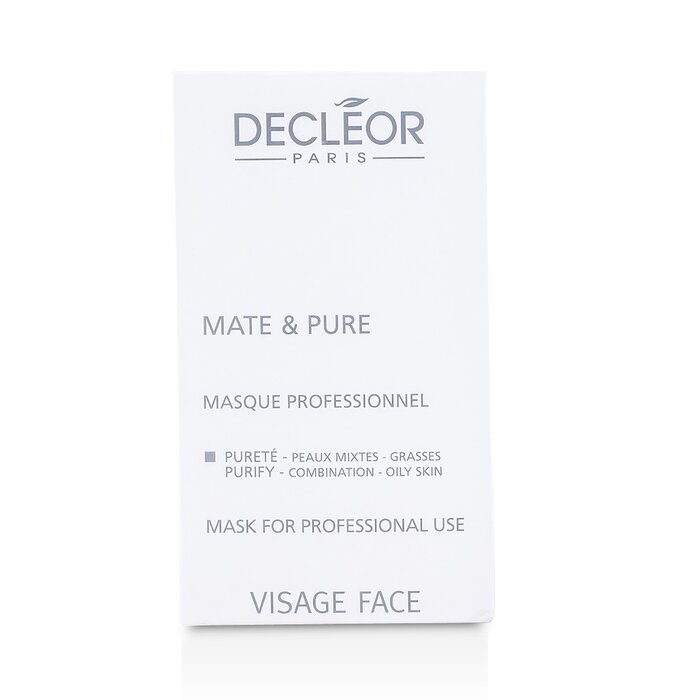 Decleor Mate & Pure Mask Vegetal Powder - kombinirana do masna koža (salonska veličina) 10x5gProduct Thumbnail
