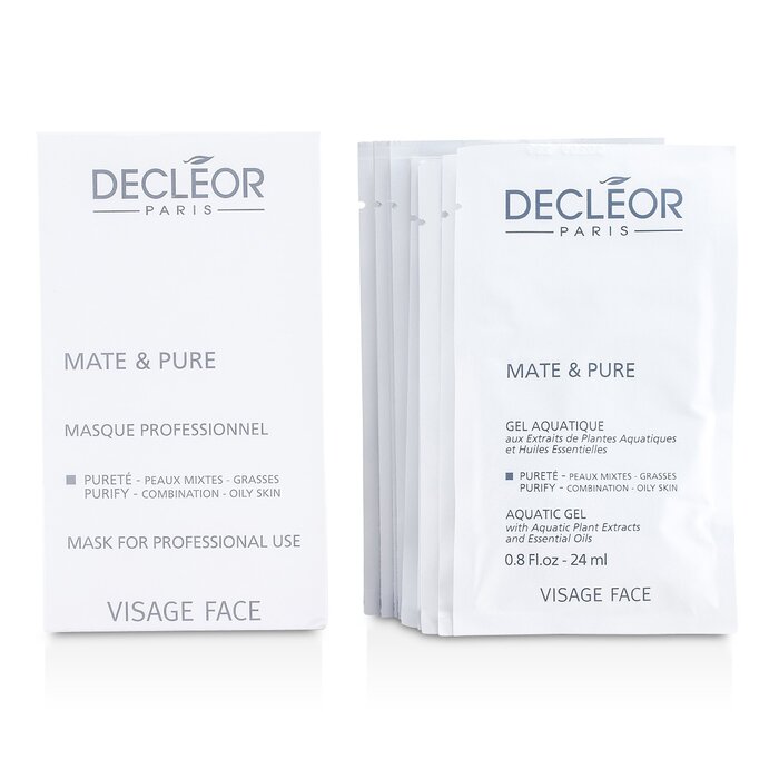 Decleor Mate & Pure ماسك البودرة النباتية - للبشرة المركبة إلى الدهنية (حجم صالون) 10x5gProduct Thumbnail