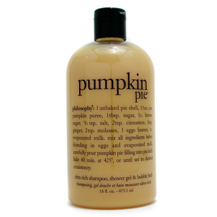 Philosophy Pumpkin Pie - Ultra Rich Shampoo, Shower Gel & Bubble Bath 473.1ml/16ozProduct Thumbnail
