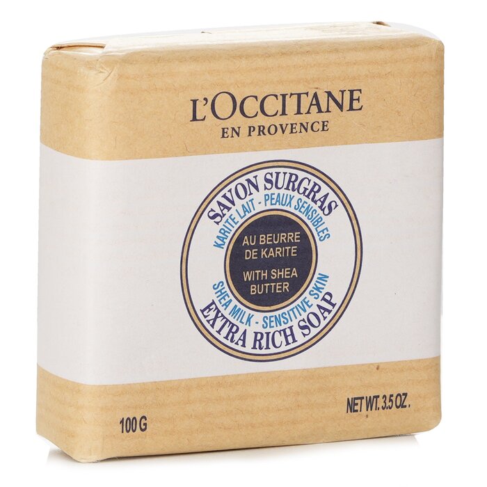 欧舒丹 L'Occitane 乳木果牛奶味洁肤皂 身体皂 沐浴皂  100g/3.5ozProduct Thumbnail