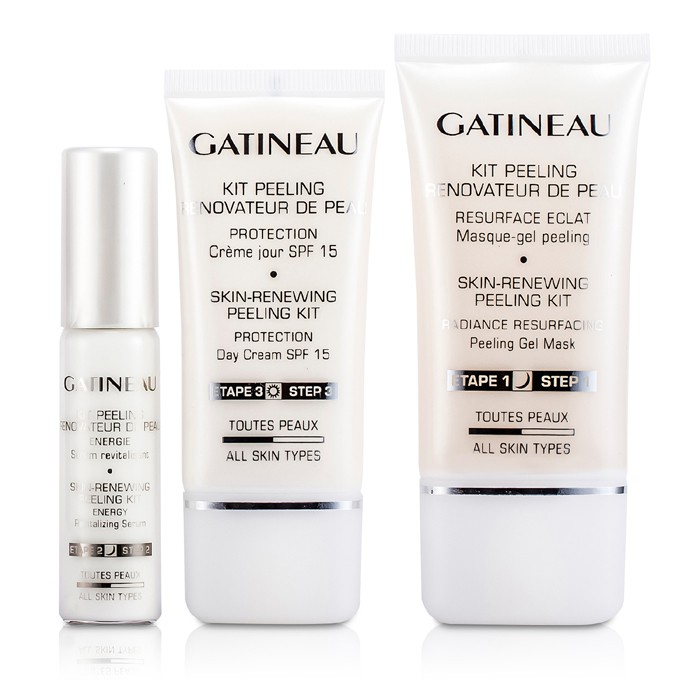 Gatineau Skin Renewing Peeling Kit: Peeling Mask 50ml+ Serum 15ml+ Day Cream 30ml 3pcsProduct Thumbnail