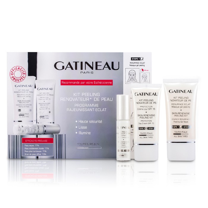 Gatineau Skin Renewing Peeling Kit: Peeling Mask 50ml+ Serum 15ml+ Day Cream 30ml 3pcsProduct Thumbnail