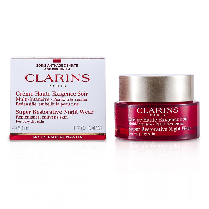Clarins Obnovující noční krém Super Restorative Night Wear ( pro velmi suchou pokožku ) 50ml/1.7ozProduct Thumbnail