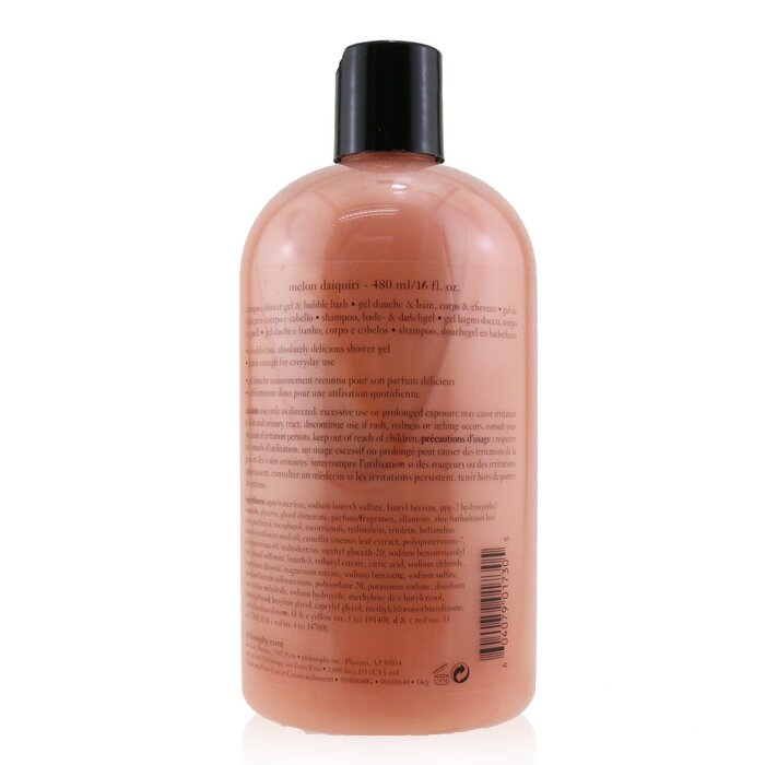 Philosophy Melon Daiquiri šampon, kupka i gel za tuširanje 473.1ml/16ozProduct Thumbnail