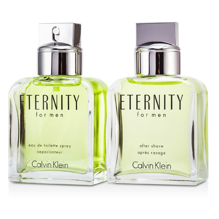 Calvin Klein Eternity-pakkaus: Eau De Toilette Spray 100ml/3.4oz + After Shave Lotion Splash 100ml/3.4oz 2pcsProduct Thumbnail