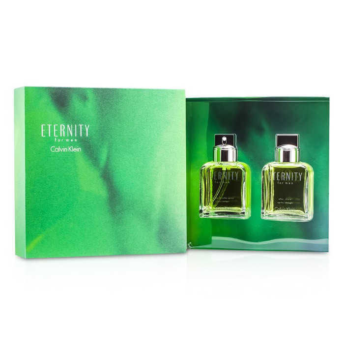Calvin Klein Eternity Coffret: Eau De Toilette Spray 100ml/3.4oz + After Shave Lotion Splash 100ml/3.4oz 2pcsProduct Thumbnail