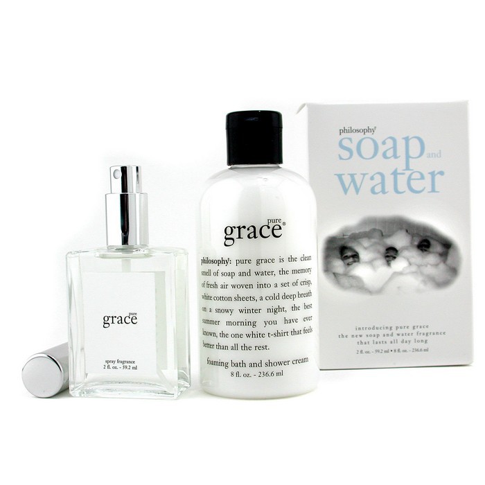 Philosophy Pure Grace Soap & Water Kit: Fragrance Spray 2oz+ Foaming Bath & Shower Cream 8oz 2pcsProduct Thumbnail