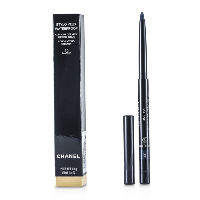 Stylo Yeux Waterproof Long-Lasting Eyeliner - 30 Marine by Chanel for Women  - 0.01 oz Eyeliner 