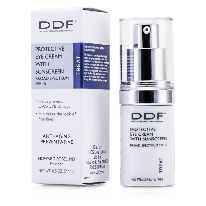 DDF hydratačný krém na oči so slnečnou ochranou SPF15 14.2g/0.5ozProduct Thumbnail