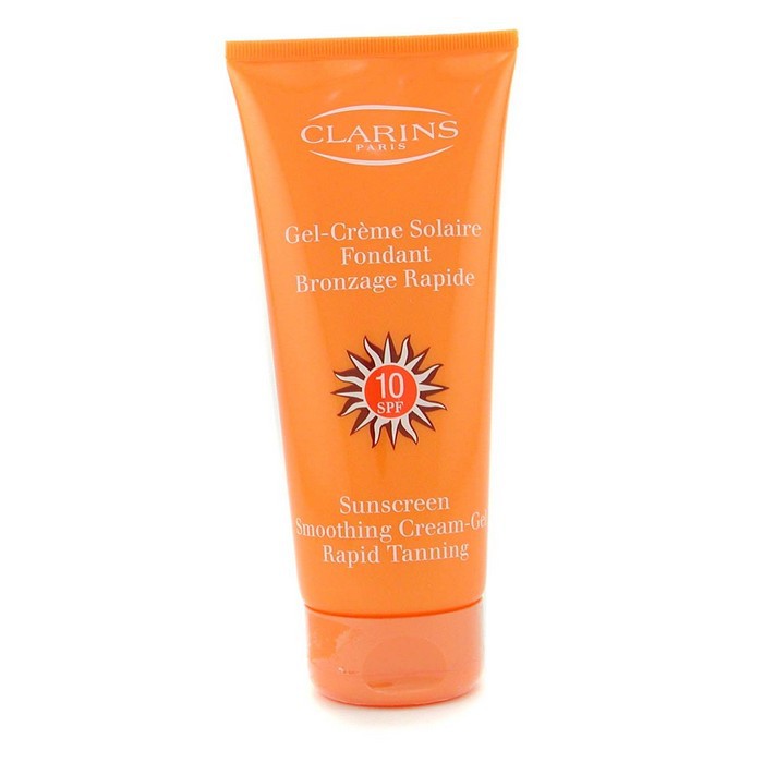 Clarins Sun Care Smoothing Cream-Gel SPF 10 Rapid Tanning - nopean rusketuksen voidegeeli ( vedenkestävä ) 200ml/7ozProduct Thumbnail