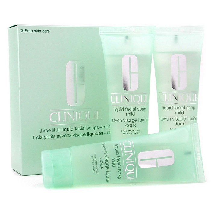 Clinique 3 Little Liquid Facial Soap - Mild 3x1.7ozProduct Thumbnail