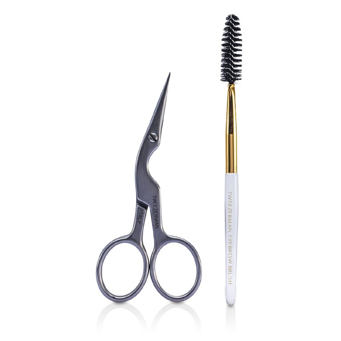 Tweezerman Stainless Brow Shaping Scissors & Brush Picture ColorProduct Thumbnail
