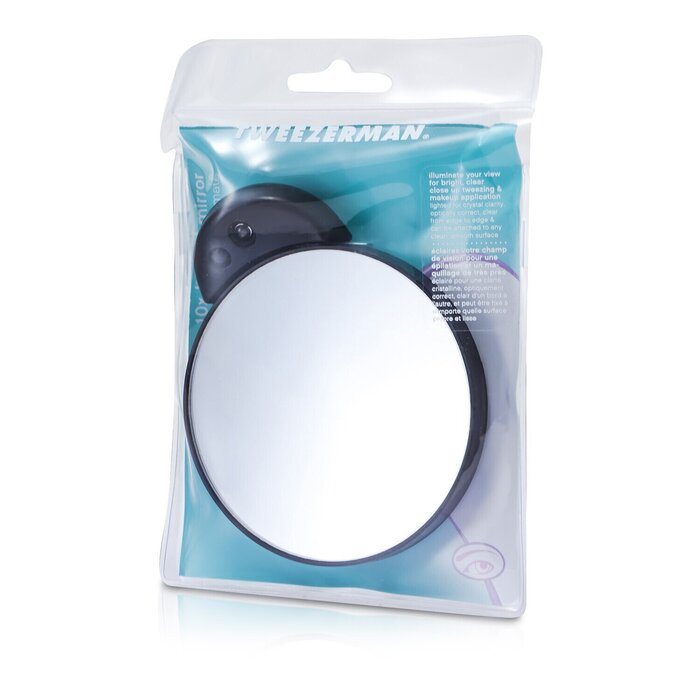 Tweezerman Podświetlane powiększające lusterko kosmetyczne Tweezermate 10X Lighted Mirror Picture ColorProduct Thumbnail