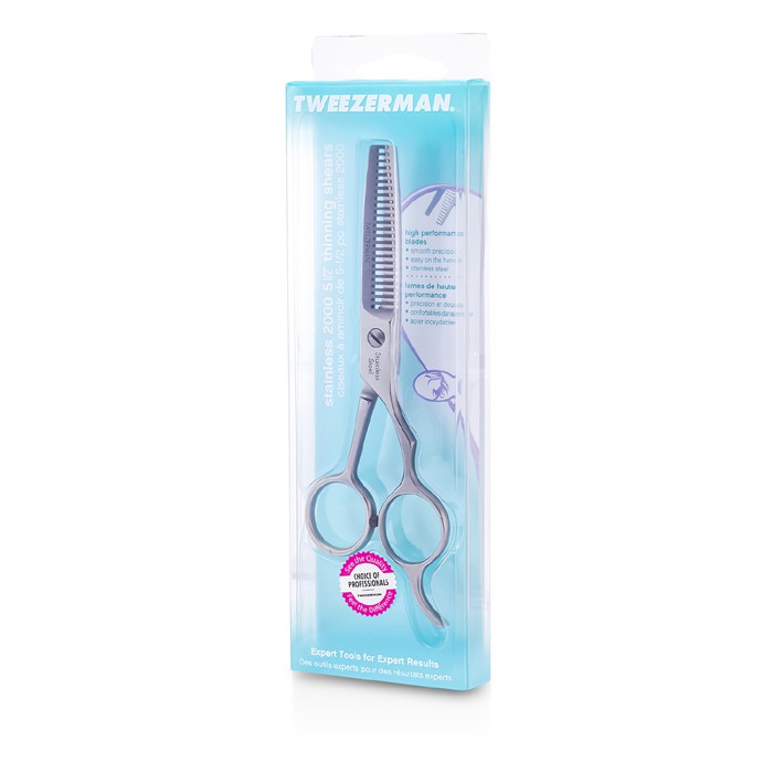 Tweezerman Stainless 2000 Thinning Shears (High Performance Shears for Thinning Thick Hair) Picture ColorProduct Thumbnail