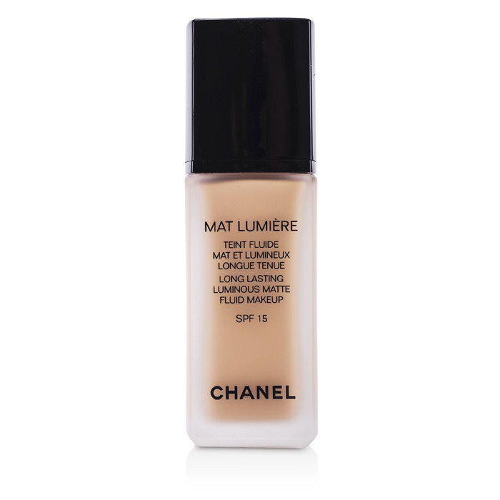 Chanel Mat Lumiere Long Lasting Luminous Matte Fluid Makeup Alas Bedak SPF15 30ml/1ozProduct Thumbnail