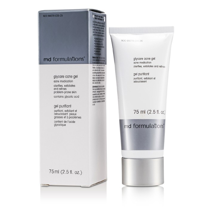 MD Formulations Oczyszczający żel do mycia twarzy do skóry z trądzikiem Glycare Acne Gel 75ml/2.5ozProduct Thumbnail