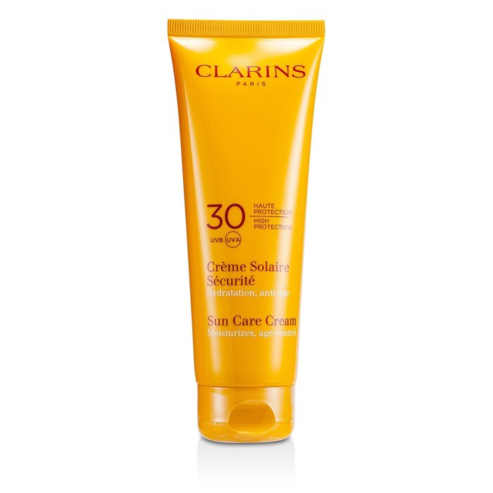 Clarins Ochronny krem do opalania dla skóry wrażliwej na słońce Sun Care Cream High Protection SPF30 (For Sun-Sensitive Skin) 125ml/4.4ozProduct Thumbnail