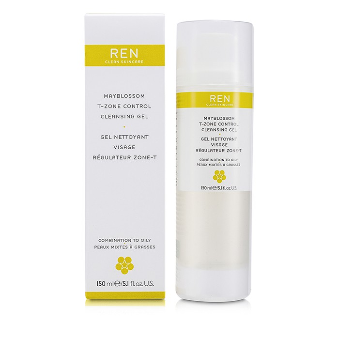 Ren Mayblossom T-Zone Control Cleansing Gel (Combination to Oily) 150ml/5.1ozProduct Thumbnail