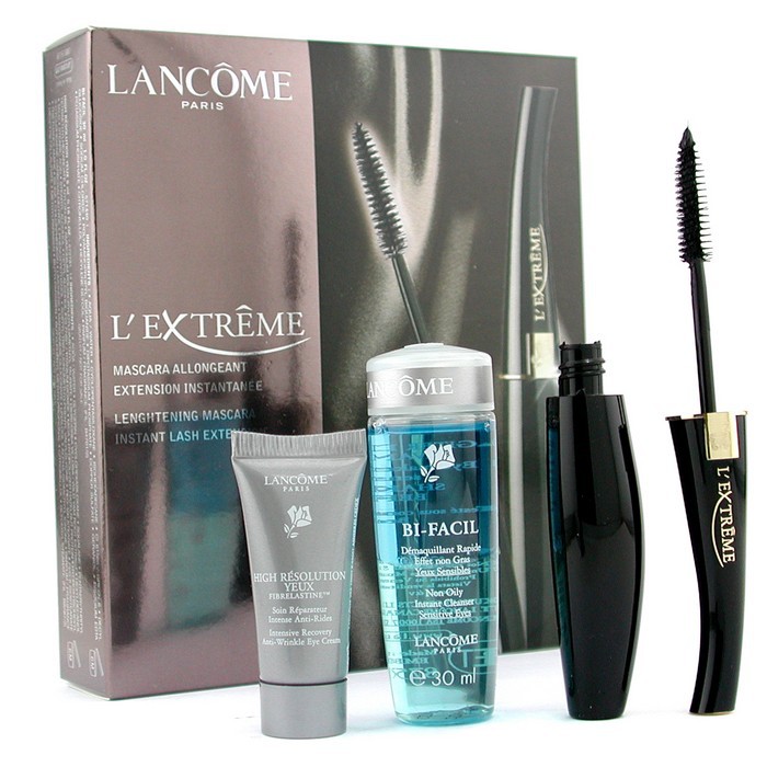 Lancome L' Extreme Kit: L' Extreme Noir 6.5ml + High Resolution Creme para os olhos 5ml + Bi Facil 30ml 3pcsProduct Thumbnail