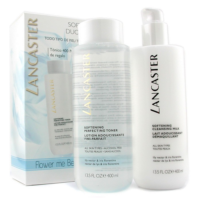 Lancaster Softening Duo (Limited Edition): Cleansing Milk 400ml + Toner 400ml 2pcsProduct Thumbnail