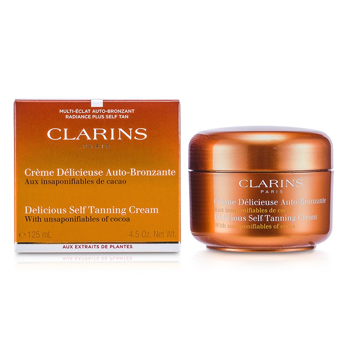 Clarins Delicious Self Tanning Cream auto bronceadora ( Para Cuerpo y Rostro ) 125ml/4.4ozProduct Thumbnail