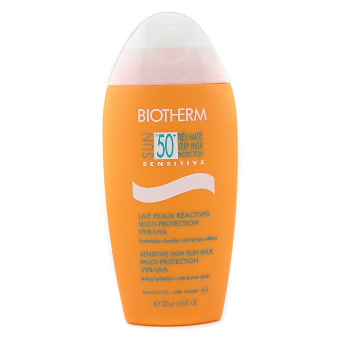 Biotherm Mleczko do opalania do wrażliwej skóry Sun Sensitive Sensitive Skin Sun Milk Multi-Protection SPF 50 UVB/UVA 200ml/6.76ozProduct Thumbnail