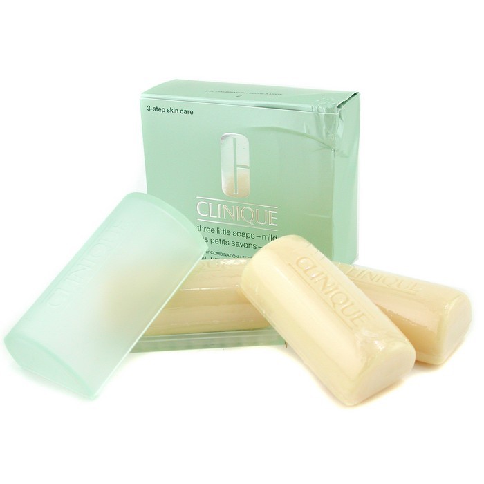 Clinique 3 Little Soap - Mild (Box Slightly Damaged) 3x50gProduct Thumbnail