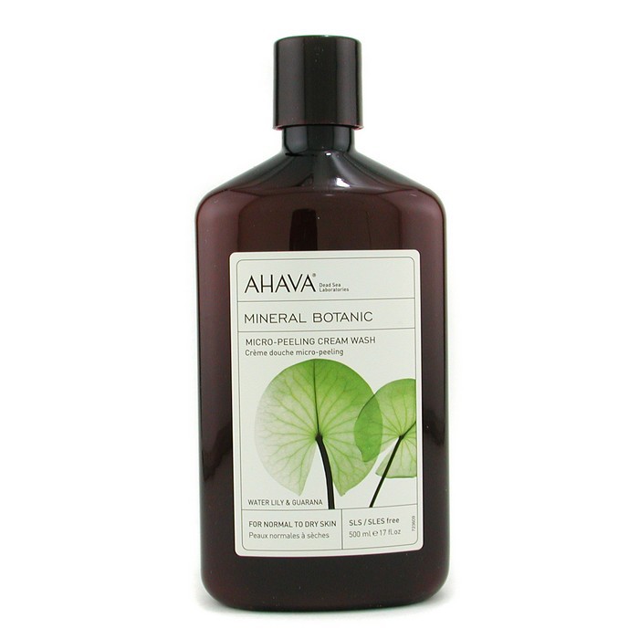 Ahava Mineral Botanic Micro-Peeling Cream Wash - Water Lily & Guarana (Normal/ Dry Skin) 500ml/17ozProduct Thumbnail
