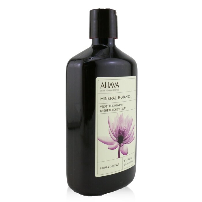Ahava Mineral Botanic Velvet Creme Wash - Lotus Flower & Chestnut ( Pele sensivel ) 500ml/17ozProduct Thumbnail