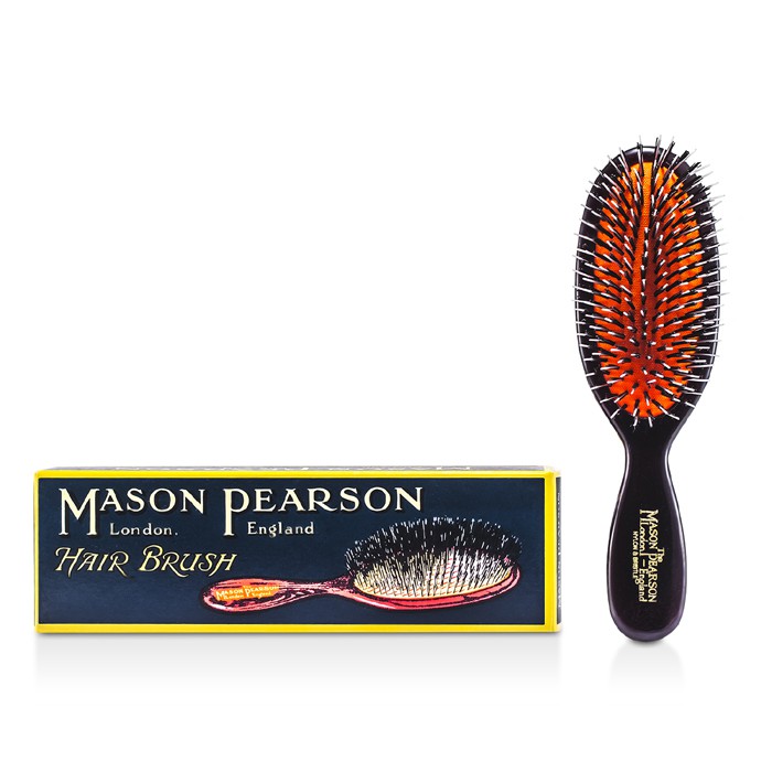 Mason Pearson Τρίχες Χοίρου και Νάιλον - Βούρτσα Μαλλιών Τσέπης με Τρίχες Χοίρου και Νάιλον Τρίχες ( Σκούρο Ρουμπινί ) 1pcProduct Thumbnail