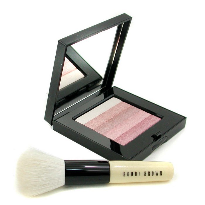 Bobbi Brown Pink Shimmer Brick Set: Pink Shimmer Brick Compact + Mini Face Blender Brush (Limited Edition) 2pcsProduct Thumbnail