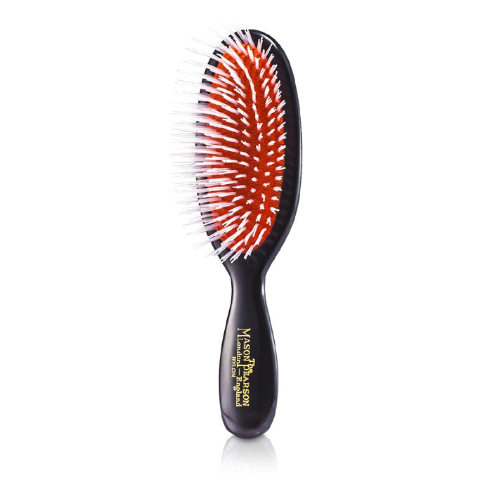 Mason Pearson Nylon - Pocket Nylon Hair Brush (Dark Ruby) 1pcProduct Thumbnail