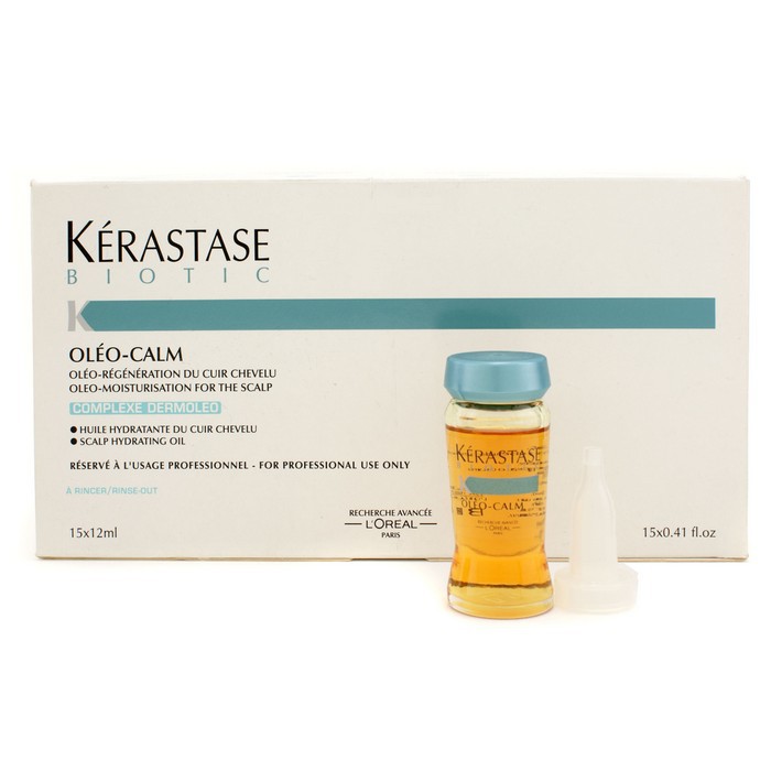 Kerastase Hydratační bio olej pro zklidnění vlasové pokožky Kerastase Biotic Oleo-Calm Scalp Hydrating Oil 15x12mlProduct Thumbnail