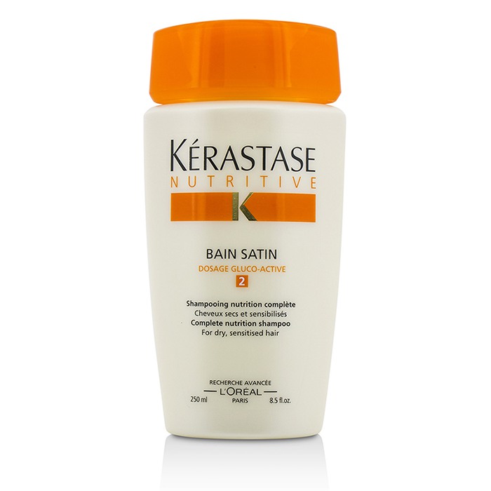 Kerastase Odżywczy szampon do włosów suchych i uwrażliwionych Kerastase Nutritive Bain Satin 2 Shampoo (For Dry & Sensitised Hair) 250ml/8.5ozProduct Thumbnail