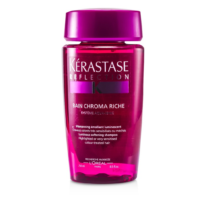 Kerastase Reflection Bain Chroma Riche Luminous Softening Shampoo (For Highlighted or Very Sensitised Color-Treated Hair) 250ml/8.5ozProduct Thumbnail