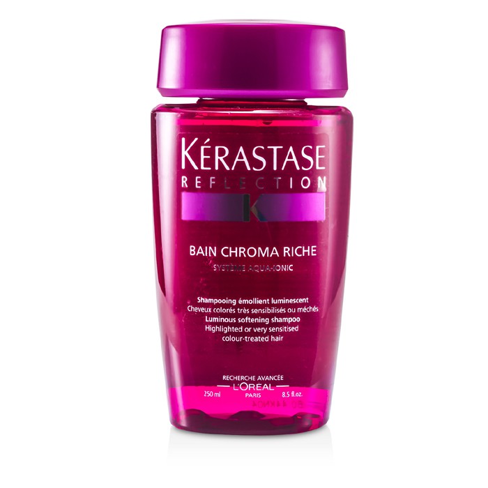 Kerastase Reflection Bain Chroma Riche Luminous Softening Shampoo (For Highlighted or Very Sensitised Color-Treated Hair) 250ml/8.5ozProduct Thumbnail