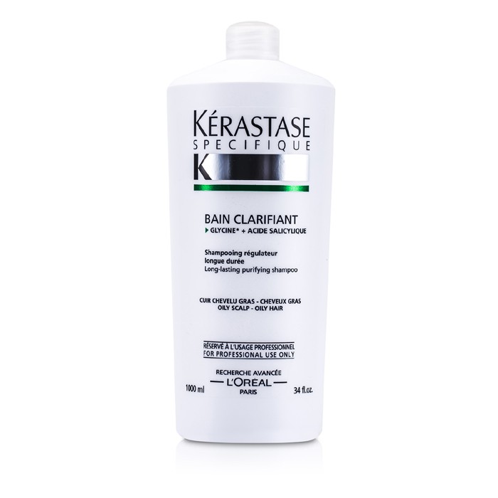 Kerastase Specifique Bain Clarifant Long Lasting Regulating Shampoo (For Oily Scalp & Hair) 1000ml/34ozProduct Thumbnail