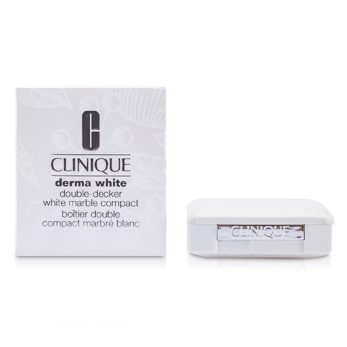 Clinique Derma White Double Decker White Marble Compact Case Picture ColorProduct Thumbnail